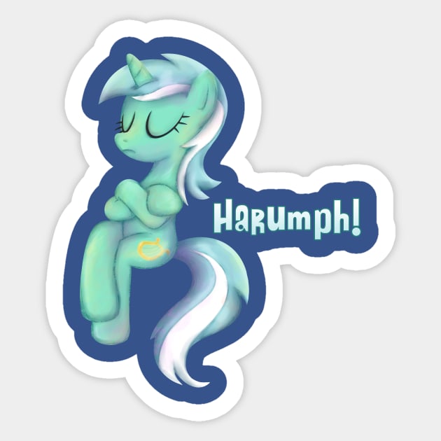 My Little Pony - Lyra Sitting Sticker by Kaiserin